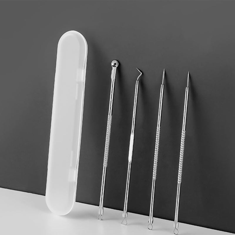 Capiant 8 PACK Glass Nail File & Acne Needle Organizer Case, Clear Storage Box for Nail Tools & Blackhead Extractor Tools - Image 3